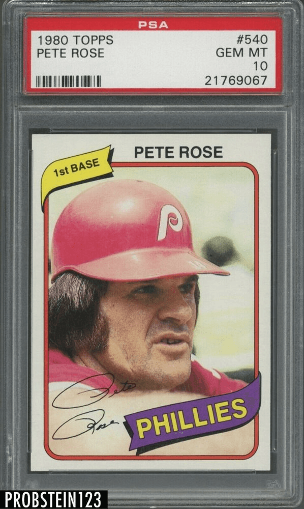 1980 Topps Pete Rose card