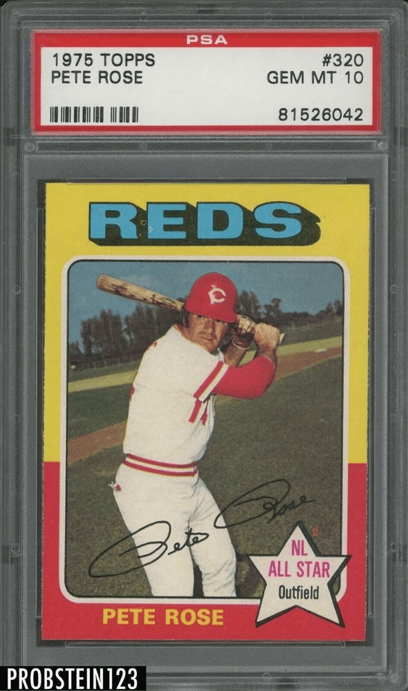 1975 Topps Pete Rose card