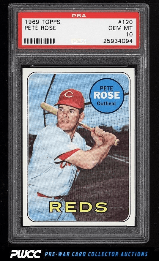 1969 Topps Pete Rose card