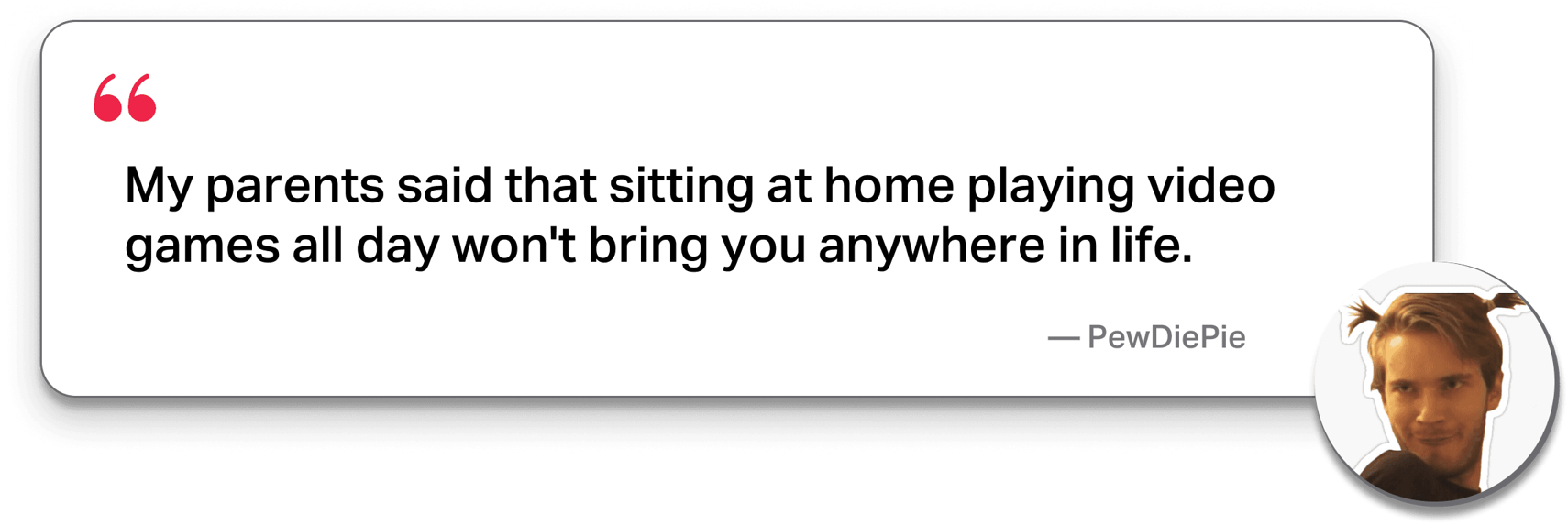 Reject the status quo quote card