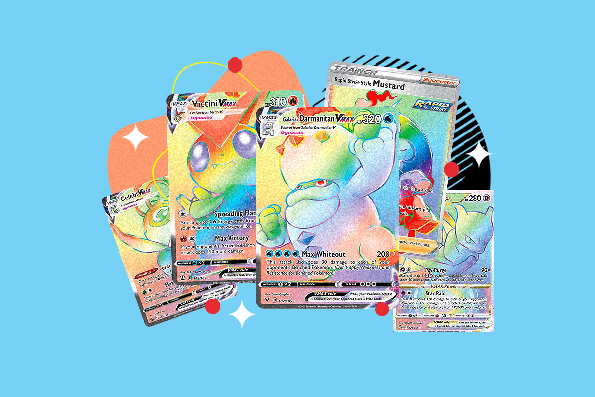 Top Eight Rarest Rainbow Pokmon Cards  MoneyMade