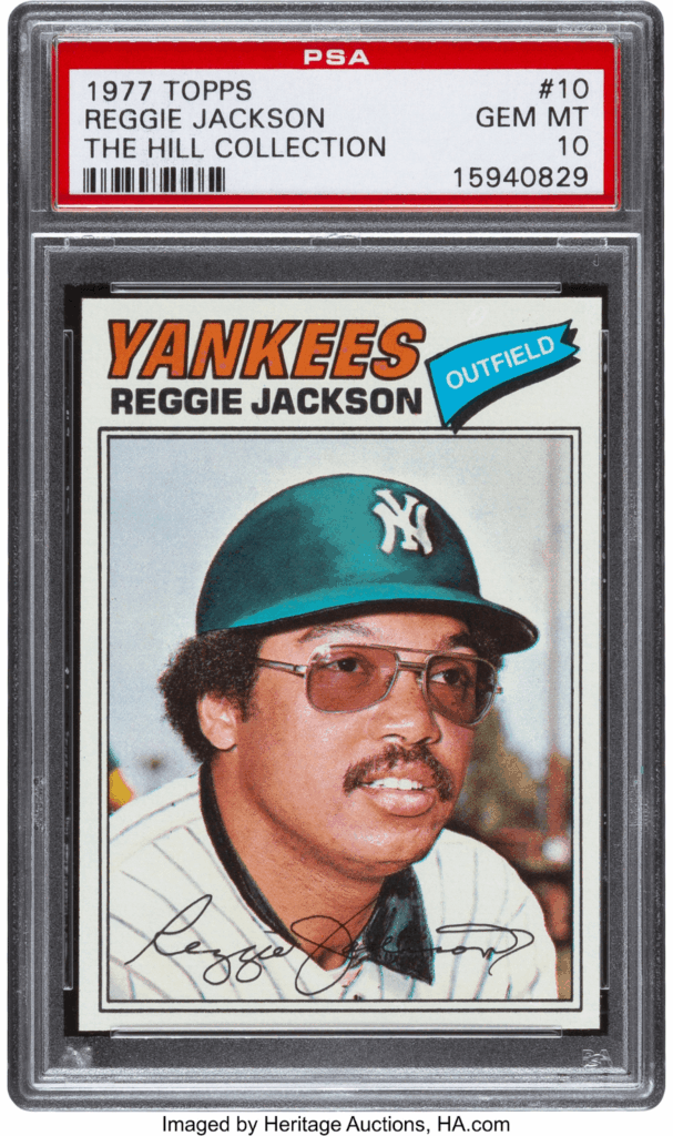 1977 PSA 10 Topps Reggie Jackson