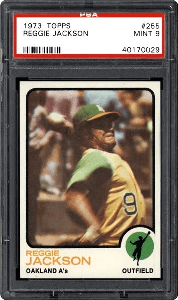 A mint 1973 Topps Reggie Jackson #255