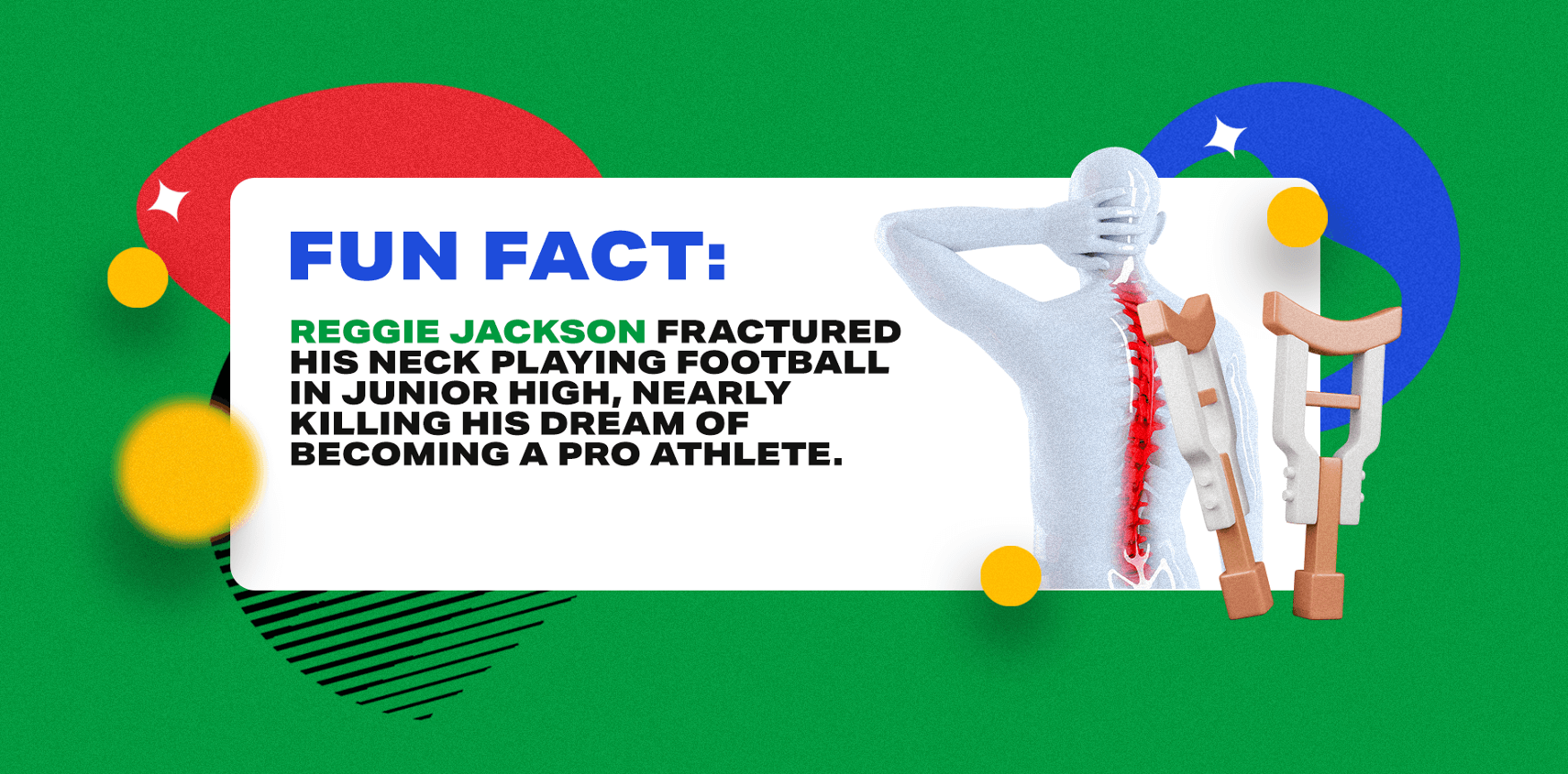 Reggie Jackson fun fact graphic