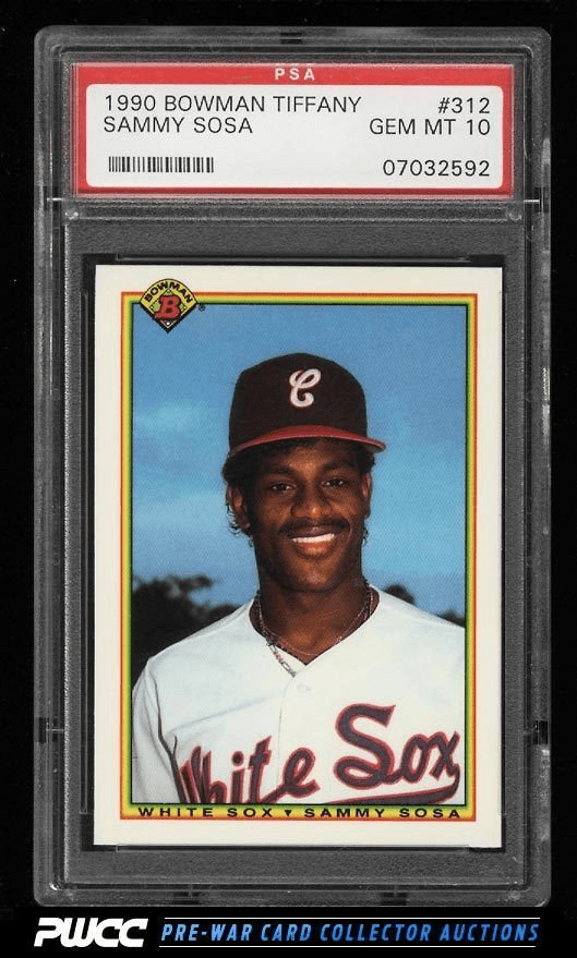 A Gem Mint 1990 Tiffany Bowman #312