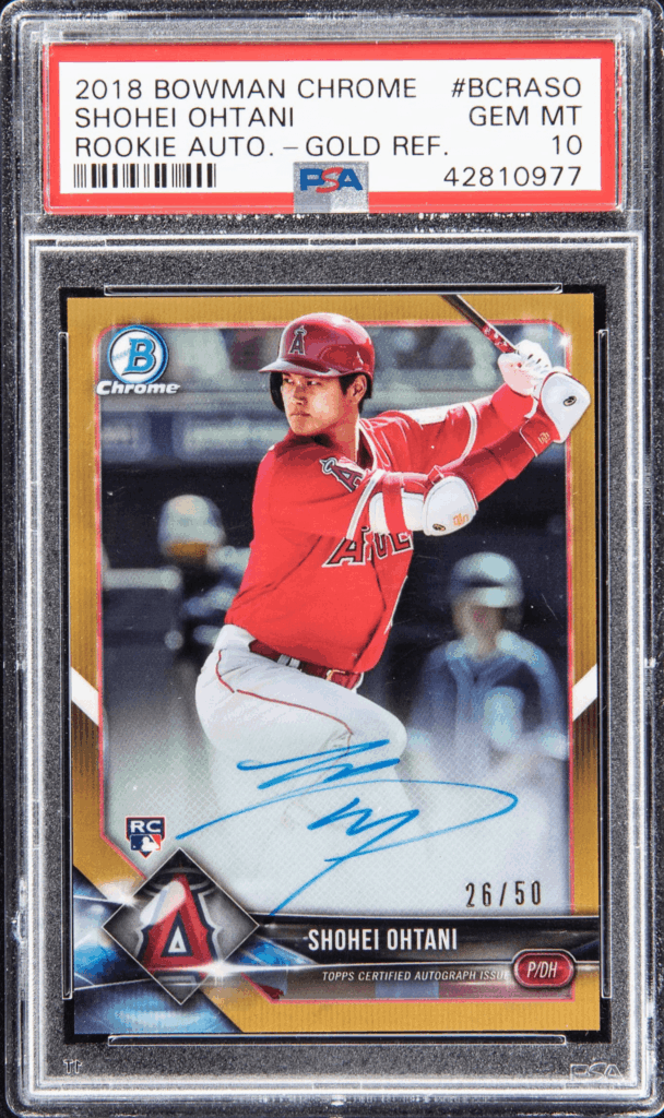 The Dugout Top Eight Shohei Ohtani Rookie Card Picks MoneyMade