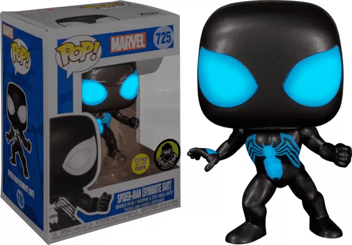 725 Spider-Man Symbiote Suit GITD Funko Pop