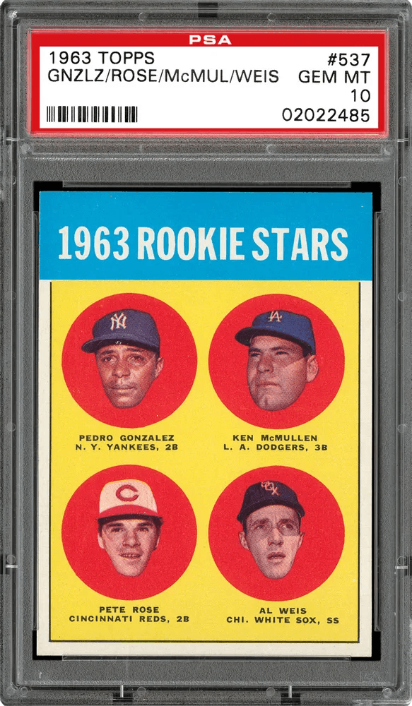 1963 Topps Rookie Stars card