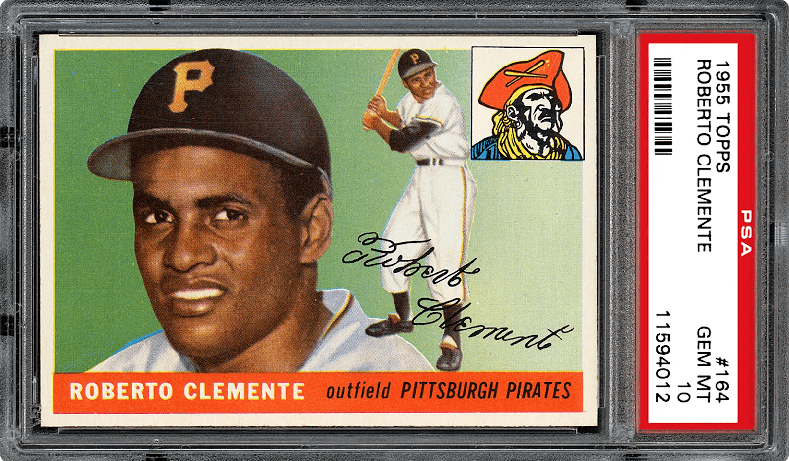 1955 Topps Roberto Clemente card