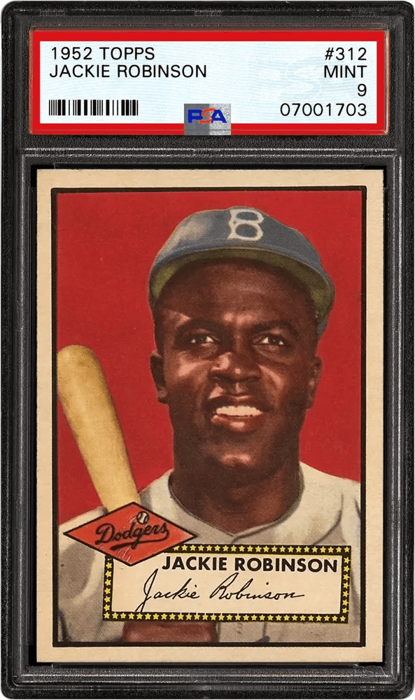 1952 Topps Jackie Robinson card