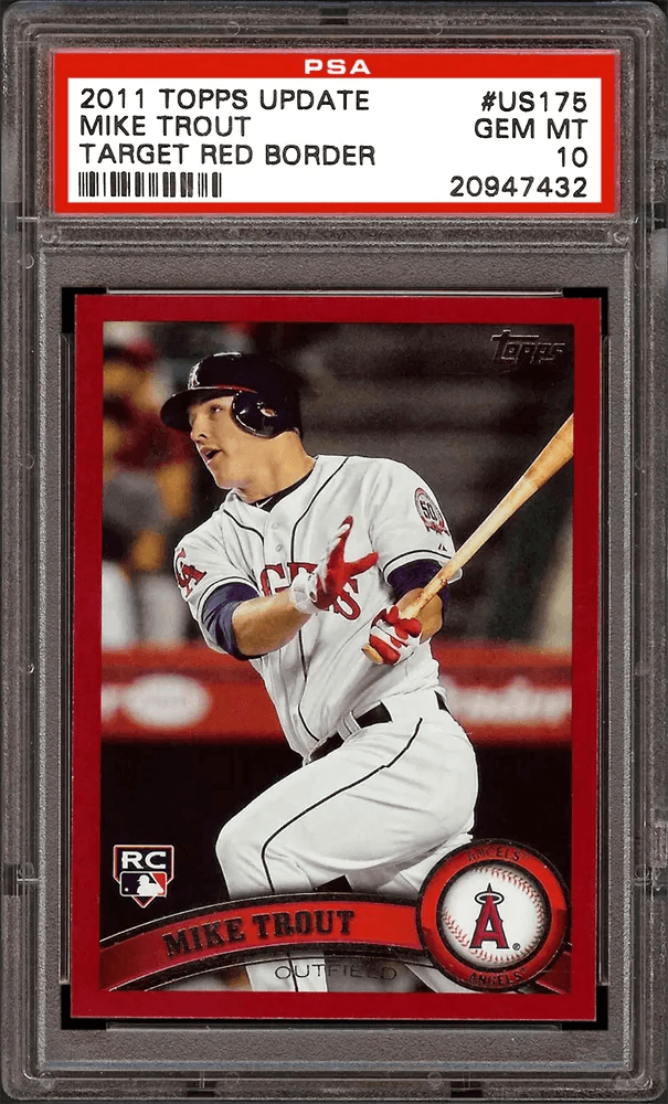 2011 Topps Update Mike Trout card