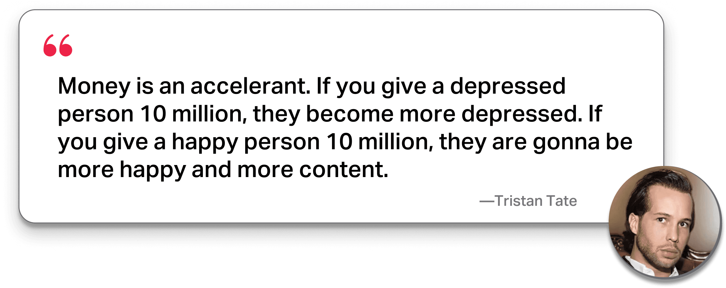 Wealth compounds emotions quote