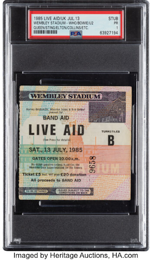 Live Aid ticket