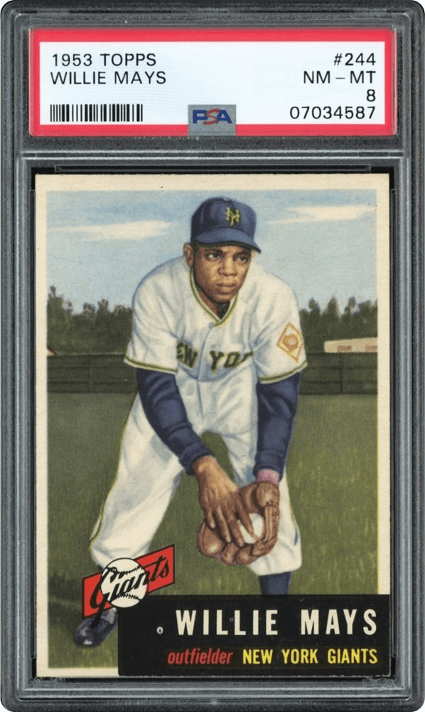 1953 Topps Willie Mays #244