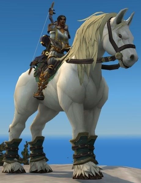 White Stallion mount