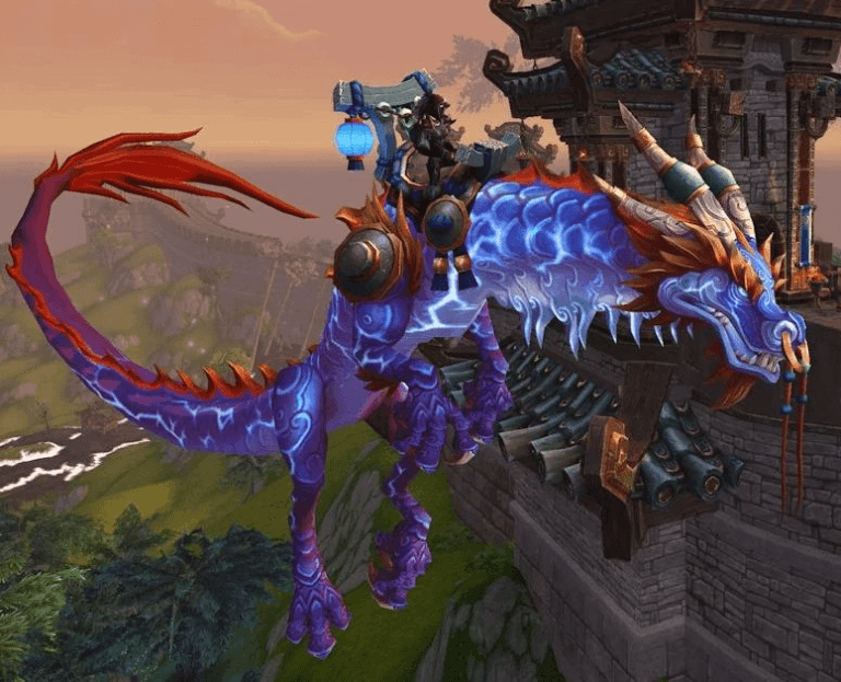 Thundering Cobalt Cloud Serpent mount