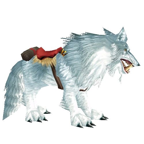 Arctic Wolf mount